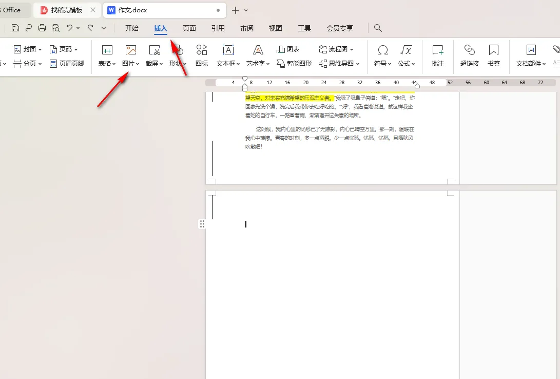 WPS Word 插入的图片显示不完整?